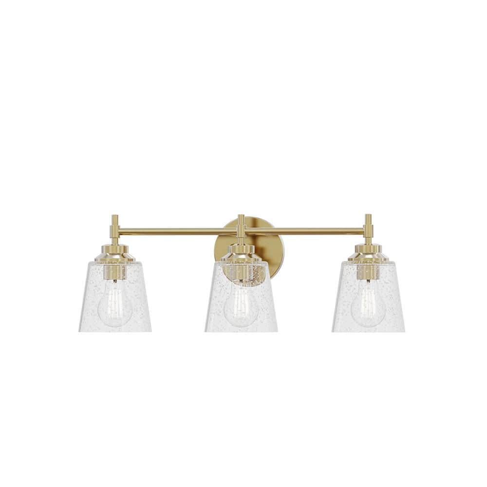 Montford 21.75 in. Plug and Play 3-Light Plated Gold Vanity Light with SkyPlug price history on PriceWatchPro