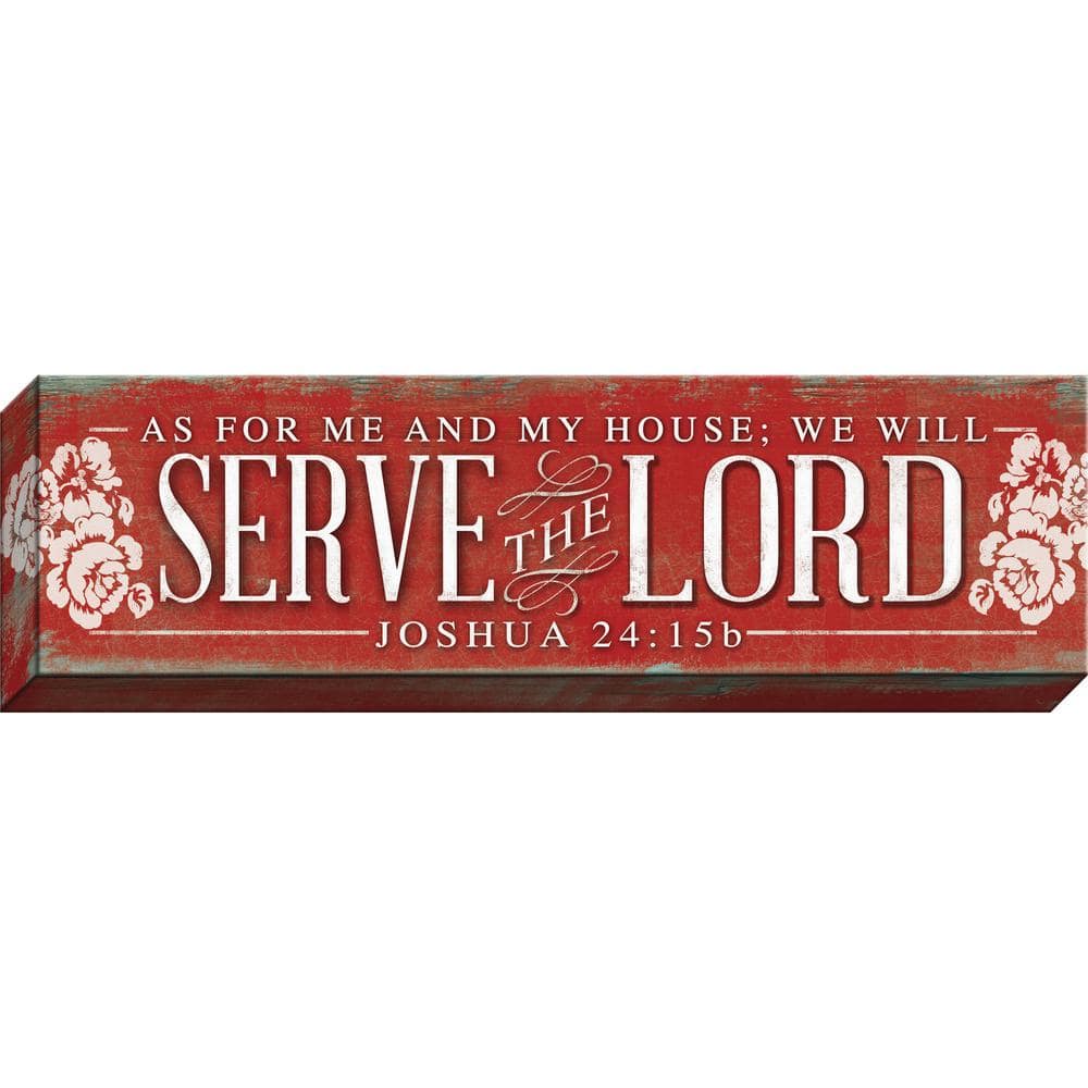 Good Things As For Me and My House By Carpentree Canvas