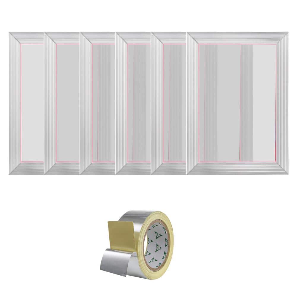 Screen Printing Kit, 6 Pieces Aluminum Silk Screen Frames, 10 x 14 in. 156 Mesh, High Tension Nylon with Sealing Tape price history on PriceWatchPro