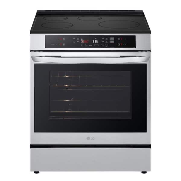 6.3 cu. ft. SMART Induction Slide-In Range in PrintProof Stainless Steel with Convection, EasyClean, and Air Fry Tray