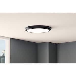 Commercial Electric 8 in. Twist Lift Round LED Flush Mount with