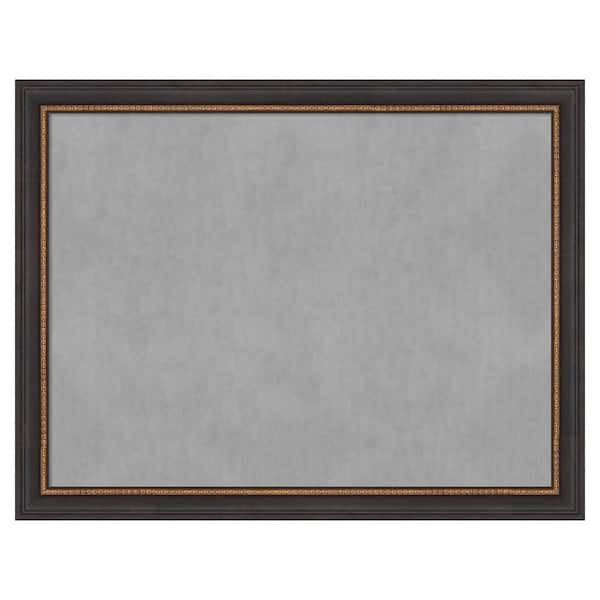 Amanti Art Ashton Black 27 in. x 21 in. Framed Magnetic Board