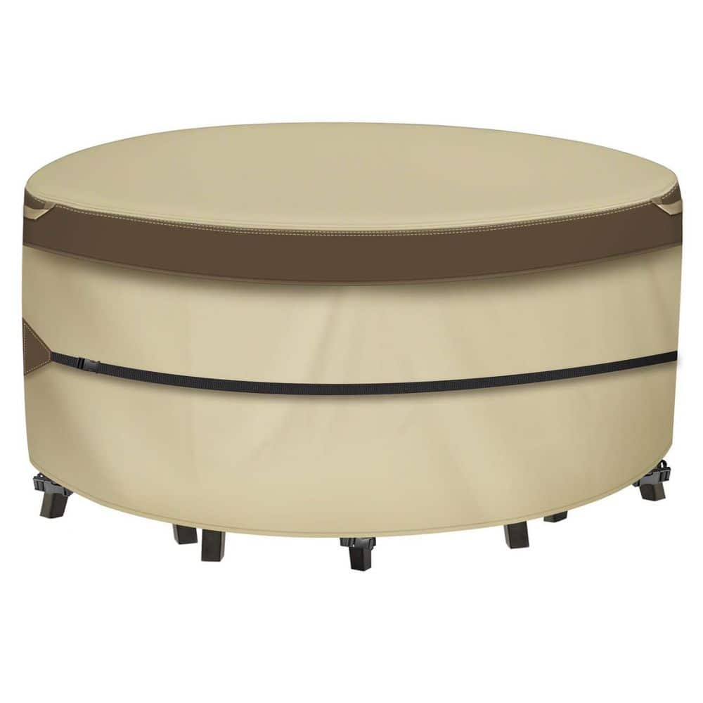 48 Inch Round Heavy Duty Waterproof Outdoor Patio Furniture Cover for Table and Chairs, 600D Oxford Fabric price history on PriceWatchPro