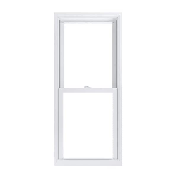 American Craftsman 23.75 in. x 53.25 in. 70 Pro Series Low-E Argon Glass Double Hung White Vinyl Replacement Window, Screen Incl