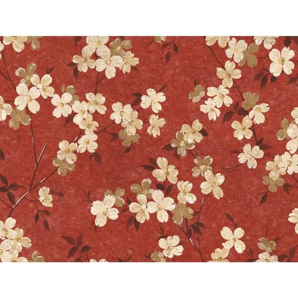 York Wallcoverings Dogwood Wallpaper