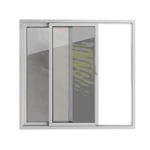 8166 64 in. X 80 in. White Color Right Hand Finished Metal-Plastic Patio Door