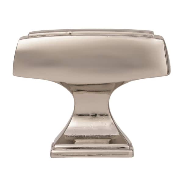 Mulholland 1-1/2 in. (38mm) Traditional Polished Nickel Bar Cabinet Knob