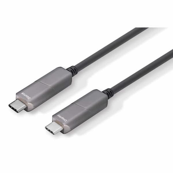 33ft/10M Fiber USB Type-C Cable 4K@60HZ 21.6 Gbps - Black