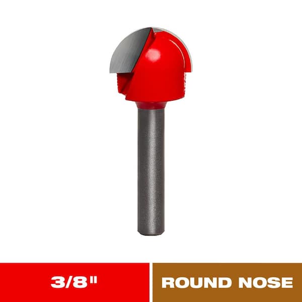 3/8 in. Carbide Round Nose Router Bit