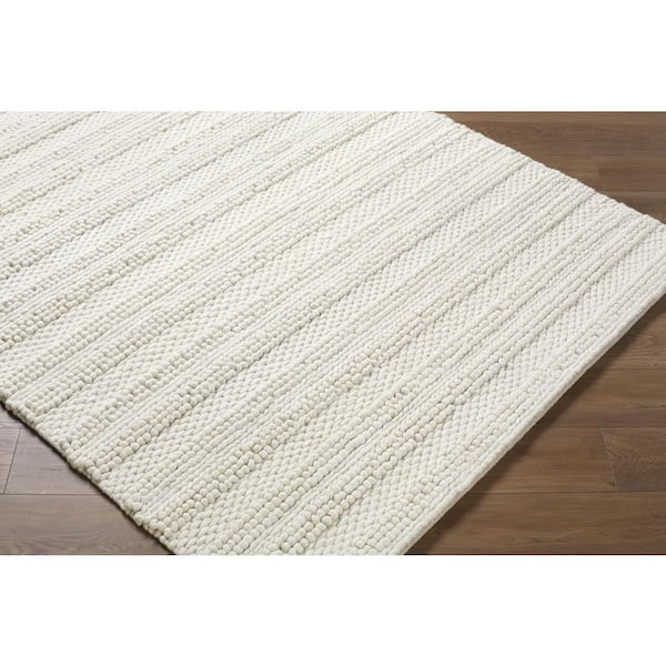 Cloud 19 CLD-2303 5 ft. x 7 ft. White Handmade, Area Rug