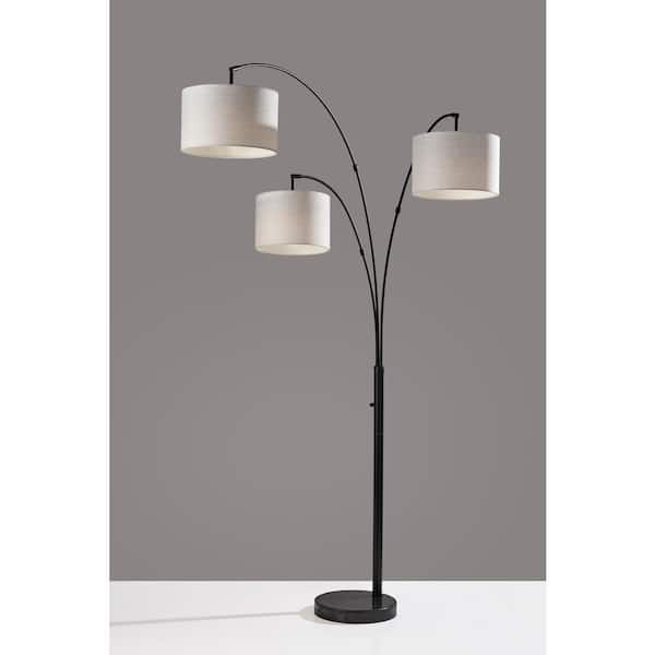 Adesso Table and Floor Lamps Astoria Arc Lamp - Black 5170-01