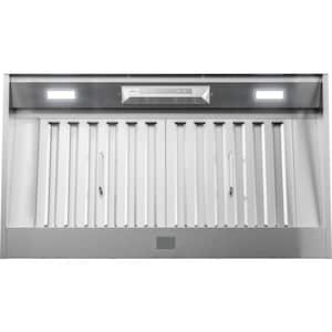 Monsoon Connect 36 in. 700 CFM Insert Mount Range Hood with LED Light in Stainless Steel