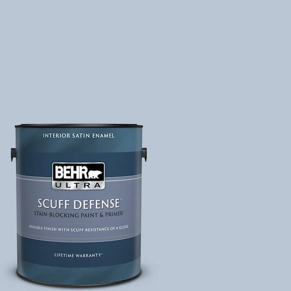 BEHR ULTRA 1 gal. #590E-3 Hyacinth Tint Extra Durable Satin Enamel Interior Paint & Primer