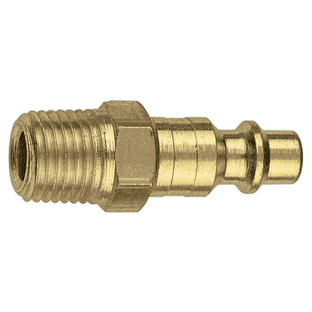 x 1/4 in NPT Male Industrial Brass Plug Design Corrosion Resistant  1/4 in 