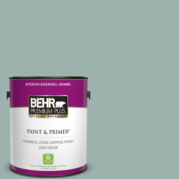 BEHR PREMIUM PLUS 1 gal. #PPF-36 Veranda Charm Eggshell Enamel Low Odor Interior Paint & Primer