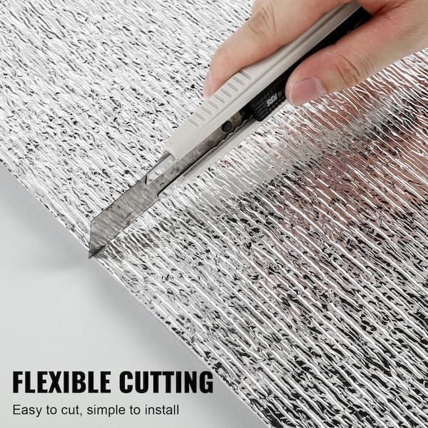 RFoil Single Bubble Insulation Roll 48" X 125' (500 Sq Ft) - Reflective Radiant Barrier For Attic, Garage, Metal Buildings