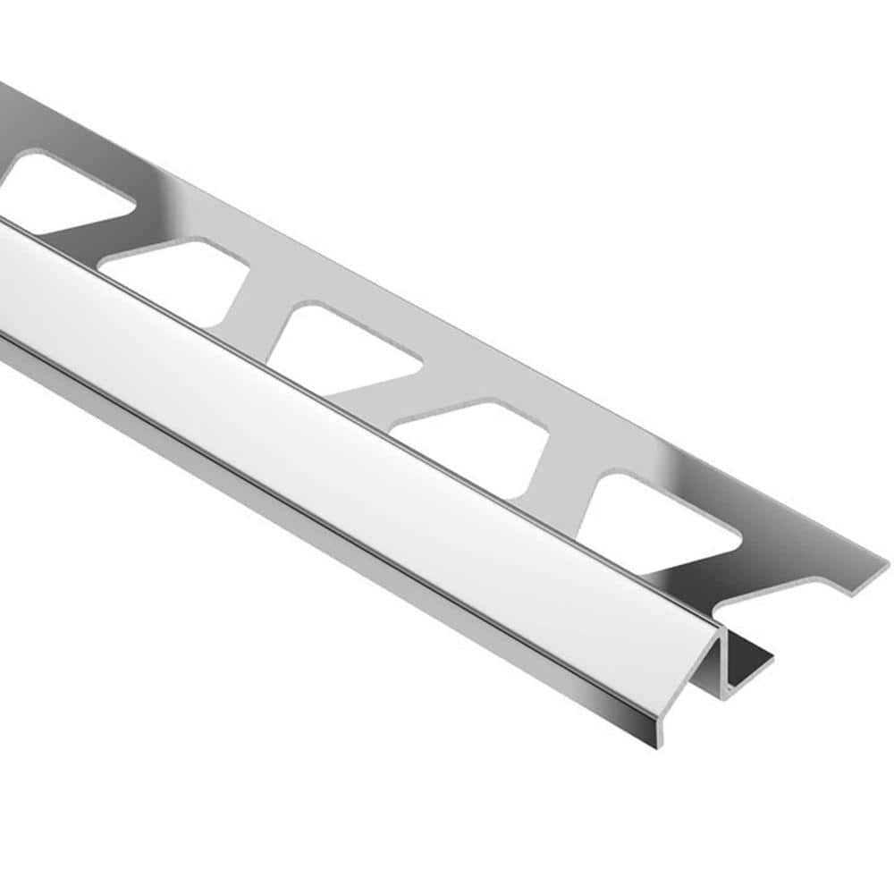 Reno-U Stainless Steel. 438 in. x 98.5 in. Metal Reducer Tile Edging Trim price history on PriceWatchPro