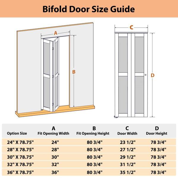 SOCBAZZAR 28 in. x 78.75 in. Full Panel Louvered Solid Core White