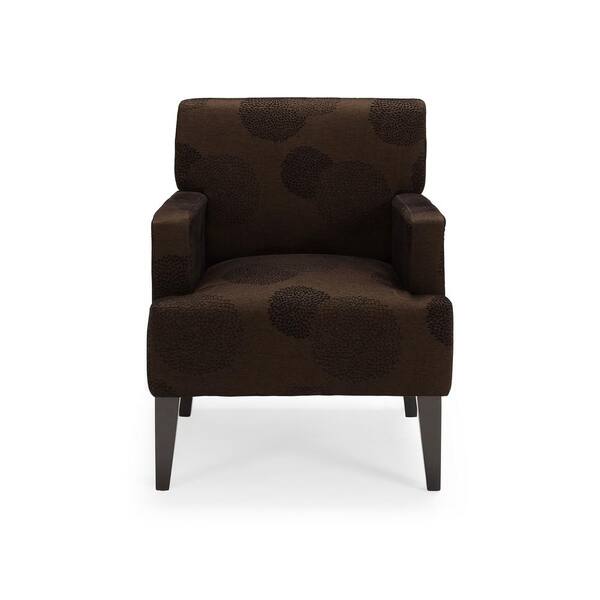 Unbranded Tux Brown Sunflower Accent Chair
