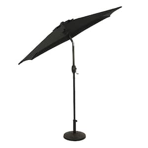 7.5 ft. Market Patio Umbrella in Black