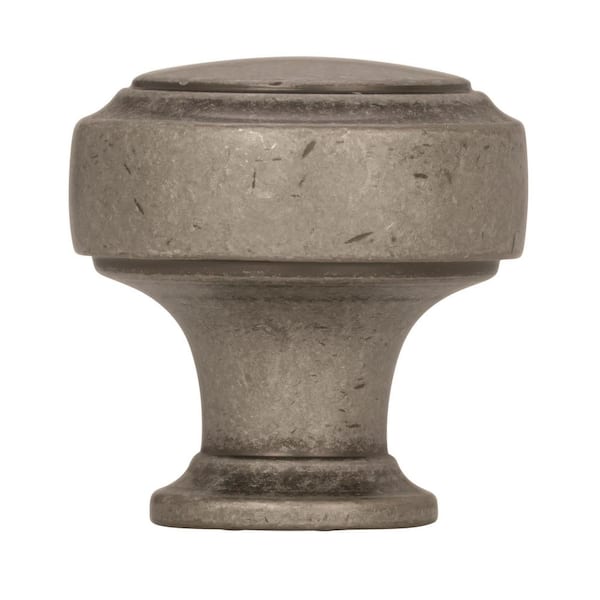 Highland Ridge 1-3/16 in. (30mm) Classic Aged Pewter Round Cabinet Knob