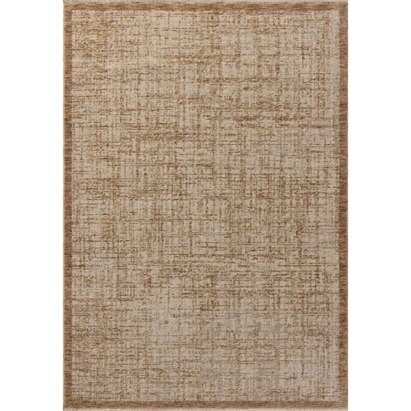 Winston Spice / Bone 9 ft. 6 in. x 13 ft. 1 in. Traditional Area Rug