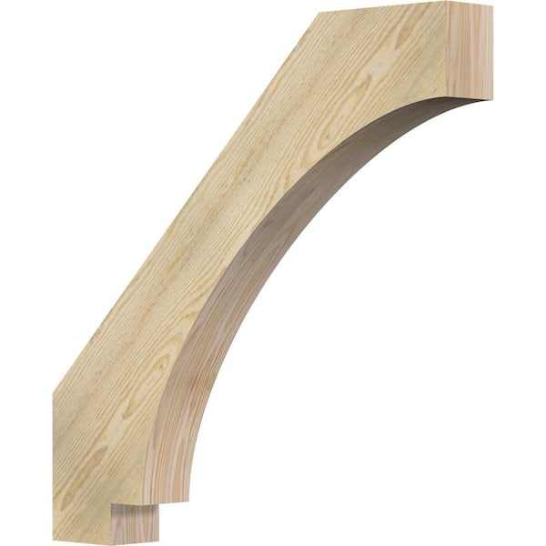 Ekena Millwork 4"W x 30"D x 30"H Imperial Rough Sawn Knee Brace, Douglas Fir