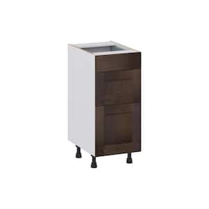 Lincoln Chestnut Solid Wood Assembled 15 in. W x 34.5 in. H x 21 in. D Vanity Drawer Base Cabinet with 3Drawers