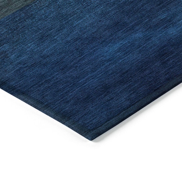 Chantille Machine Washable Indoor/Outdoor Abstract ACN2078 Blue 5 ft. x 7 ft. 6 in. Area Rug