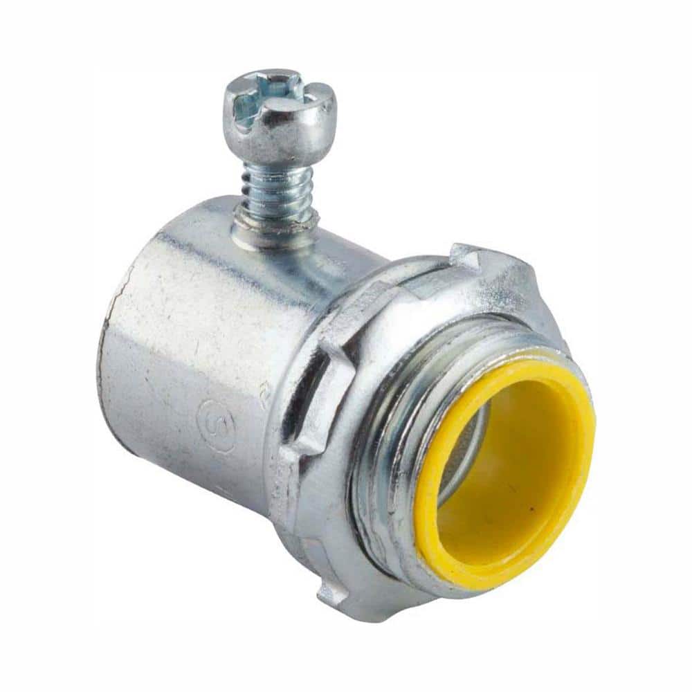 1/2 in. Electrical Metallic Tube (EMT) Set-Screw Connectors with Insulated Throats (50-Pack) price history on PriceWatchPro