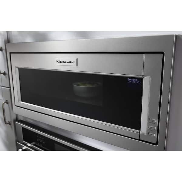 KitchenAid 1.5 cu. ft. Countertop Microwave in Stainless Steel KMCC5015GSS  - The Home Depot