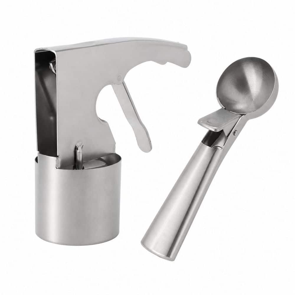 2 Piece Ice Cream Scoop Set, Ice Cream Ball Making Spoon, Scoop with Trigger Release for Frozen Yogurt Gelatos Sundaes price history on PriceWatchPro