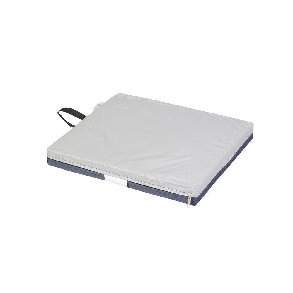 Navy Gel Foam Waterproof Wheelchair Seat Cushion 18" x 16"