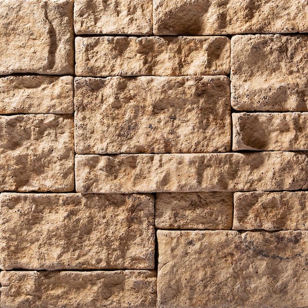 Evolve Stone Capital Sky 14 in. W x 22 in. L Dune Point Faux Stone