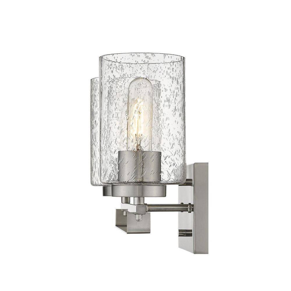 9.5 in. Clear Indoor Hardwired Sconce with No Bulbs Included price history on PriceWatchPro