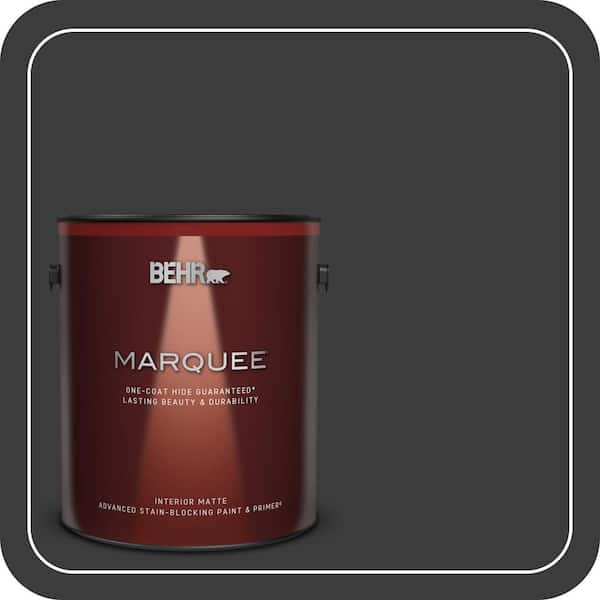 BEHR MARQUEE 1 gal. #MQ5-05 Limousine Leather One-Coat Hide Matte Interior Paint & Primer