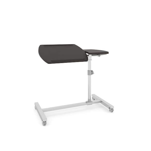 Nyhus 16 in. Espresso Rectangular Adjustable Height Mobile Reading Table Laptop Desk with Tilting Top