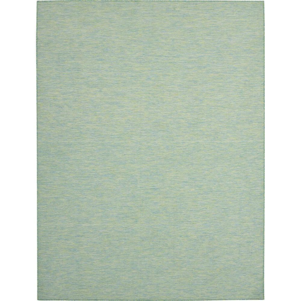 Blue, Green 10 ft. X 14 ft. Woven Abstract Polyester Rectangle Indoor/Outdoor Area Rug price history on PriceWatchPro