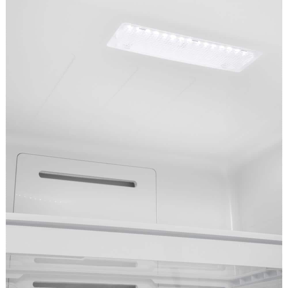 White Frost-Free Upright Freezer with Electronic Controls