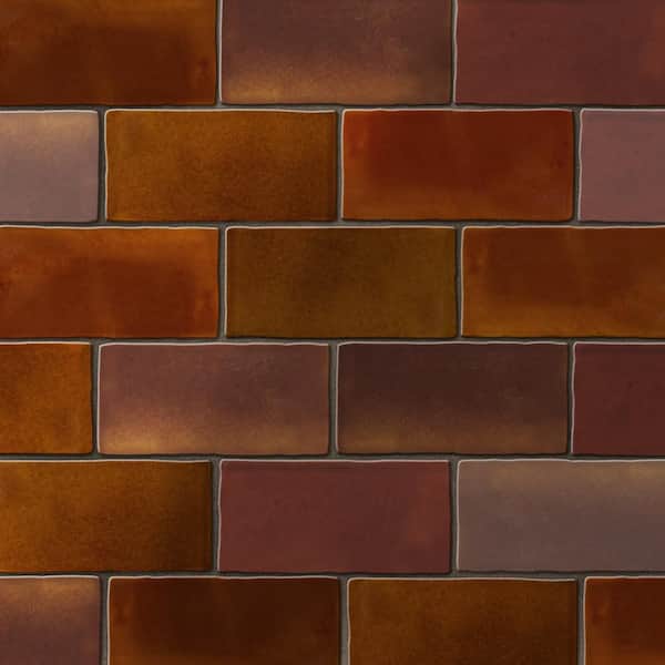 Viva Espresso 3 in. x 6 in. Ceramic Wall Tile (4.16 sq. ft. /Case)
