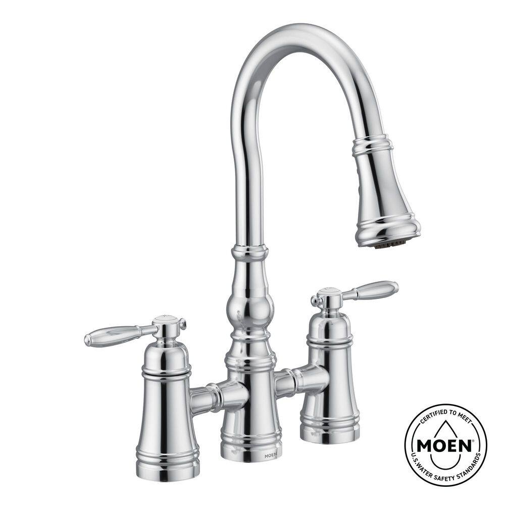 Moen TS21104BN Weymouth Two-Handle Diverter Roman Tub Faucet With...