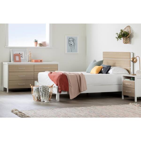 Nova Simple Modern Kids Bedroom Furniture Children Bed White