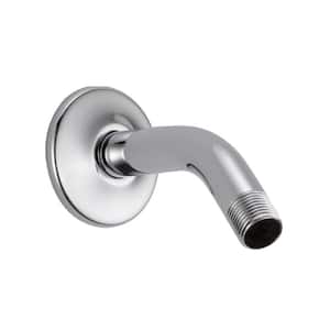 6 in. Shower Arm with Flange in Polished Chrome