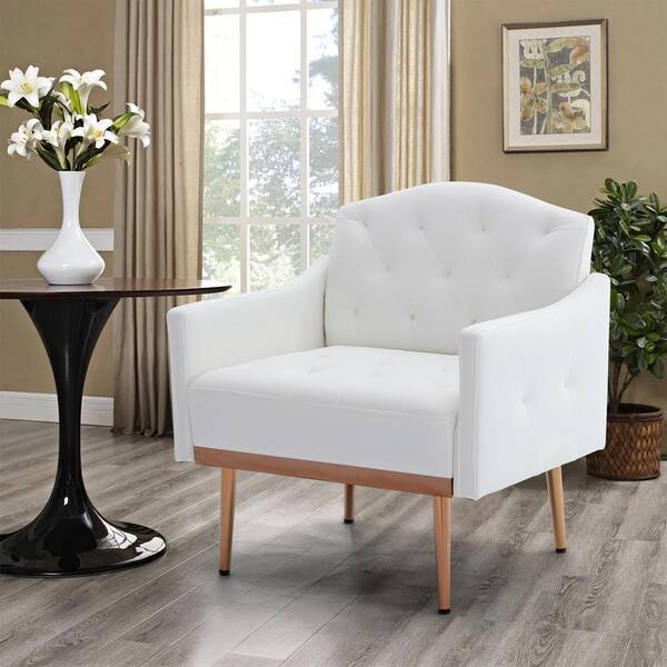 white feature chair