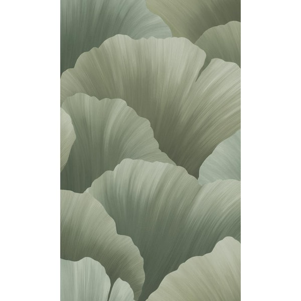 Walls Republic Green Coral Like Petals Bold Floral Printed Non-Woven Non-Pasted Textured Wallpaper 57 sq. ft.