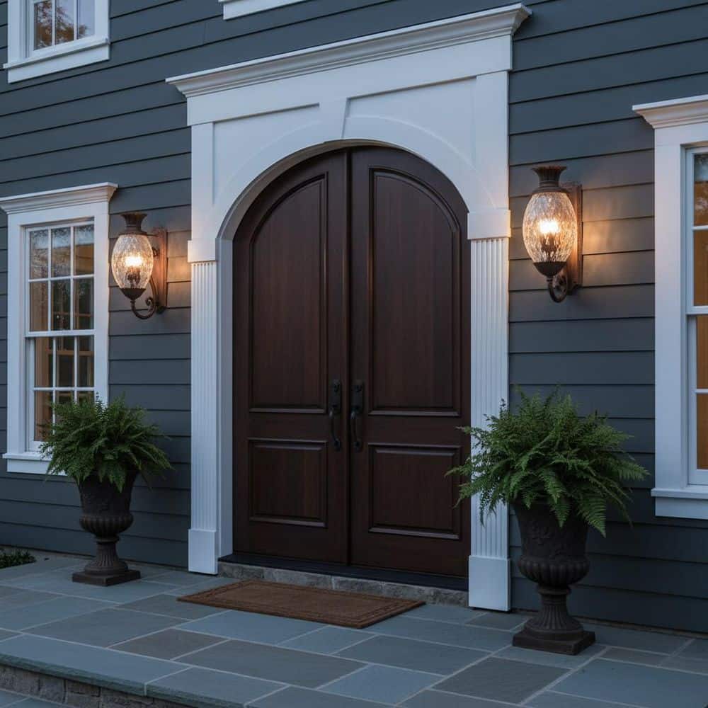 Plantation 4-Light Copper and Bronze Hardwired Outdoor Wall Lantern Sconce price history on PriceWatchPro