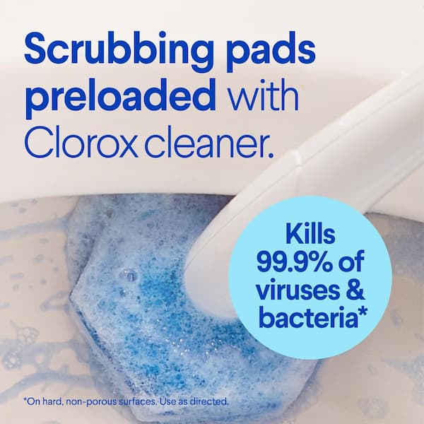 ToiletWand Disinfecting Refills Toilet Bowl Cleaner Disposable Wand Heads (10-Count) (6-Pack)