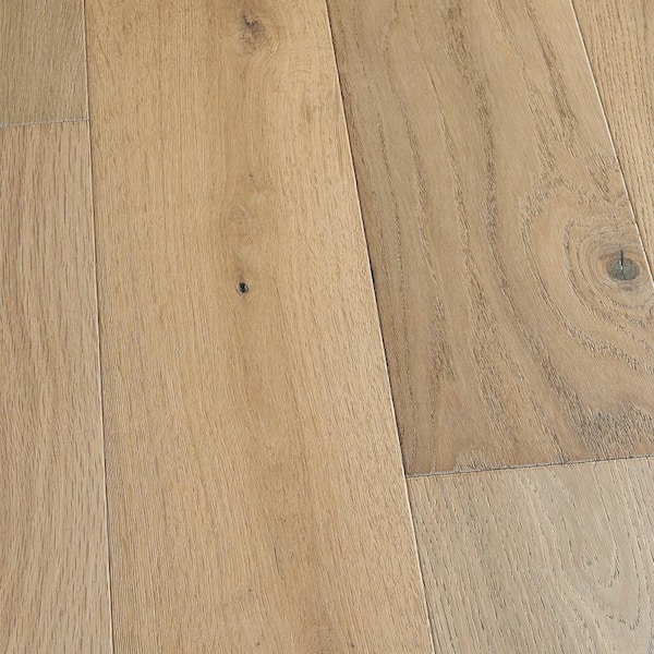 Delano French Oak 3/8 in. T x 6.5 in. W Click Lock Wire Brushed Engineered Hardwood Flooring (23.6 sq. ft./case)