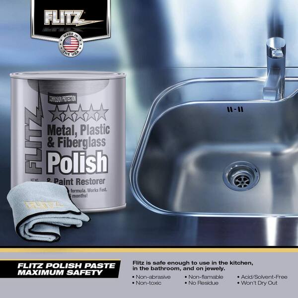 Flitz 1 gal. Blue Metal, Plastic and Fiberglass Polish Paste Can