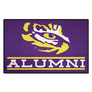 LSU Tigers Alumni Purple 1.5 ft. x 2.5 ft. Starter Area Rug